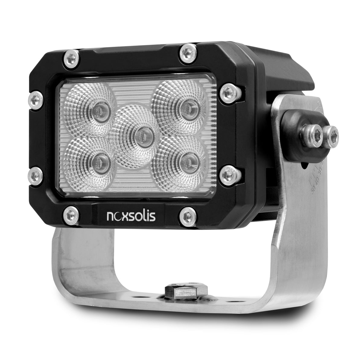 NX514 – 4″ x 3″ LED Work Light | 4250 Lumen | 12–24V | IP69K Waterproof –  Noxsolis