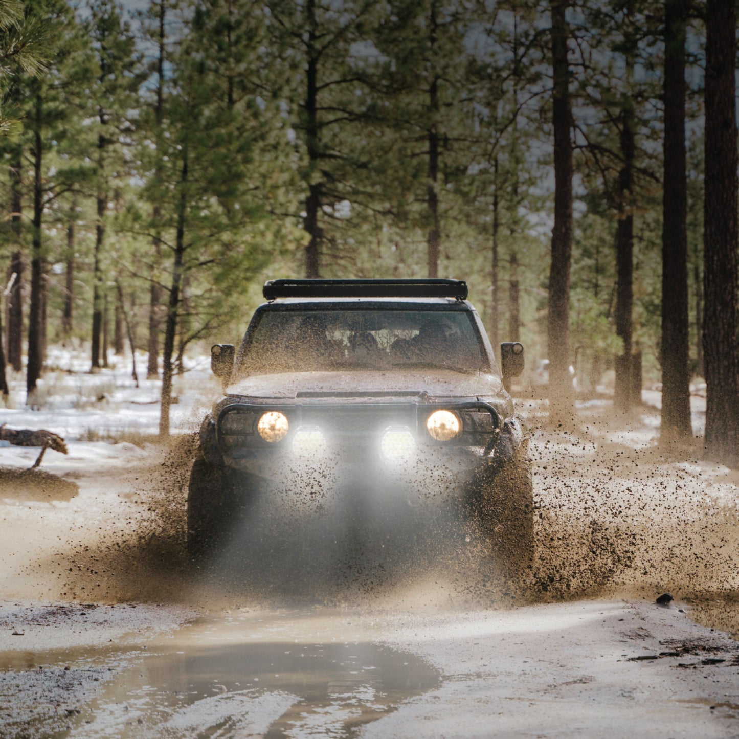 NX930 – 8.5″ LED Driving Light with Dual-Colour Front Position Lights (Single Pack)