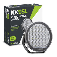 Noxsolis 9-Inch Clear and Blackout Protective Covers for NX920 & NX925 LED Driving Lights – Twin Pack