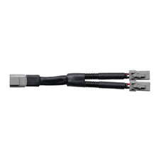 Noxsolis NX229 450mm DTP Y-Splitter Cable with Deutsch 2-pin connectors (1 female to 2 male) for LED lights, off-road, and marine wiring setups