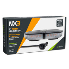 NX382 - 9" LED Mini Bar with magnetic mount & 12V vehicle plug