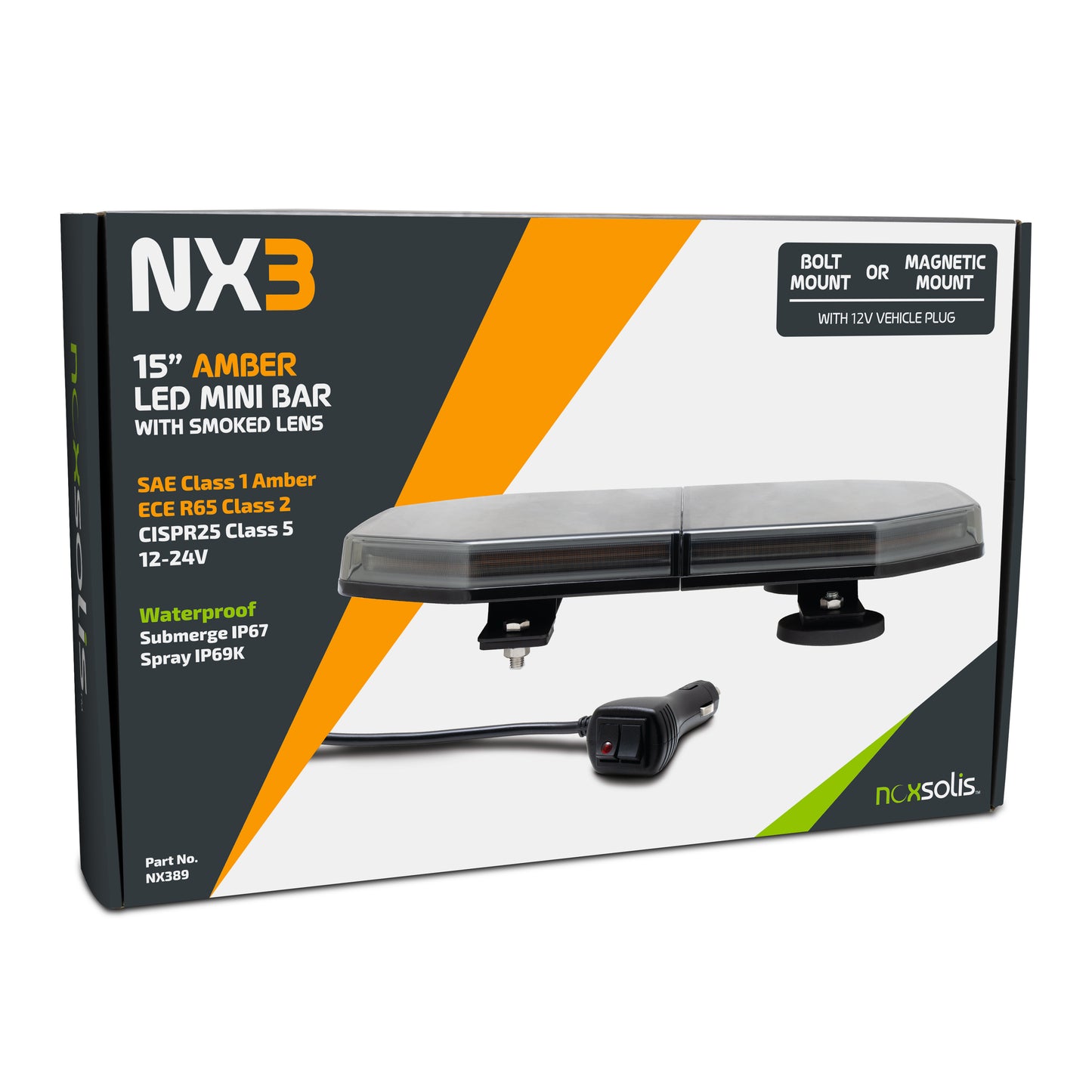 NX389 - 15" LED Mini Bar with smoked lens